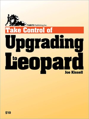 cover image of Take Control of Upgrading to Leopard